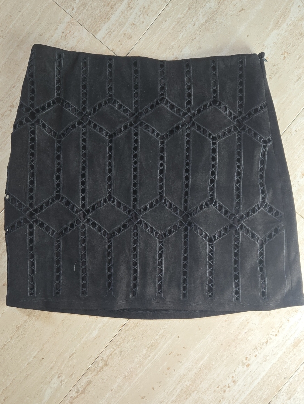 New Skies are Blue Black Mini Skirt